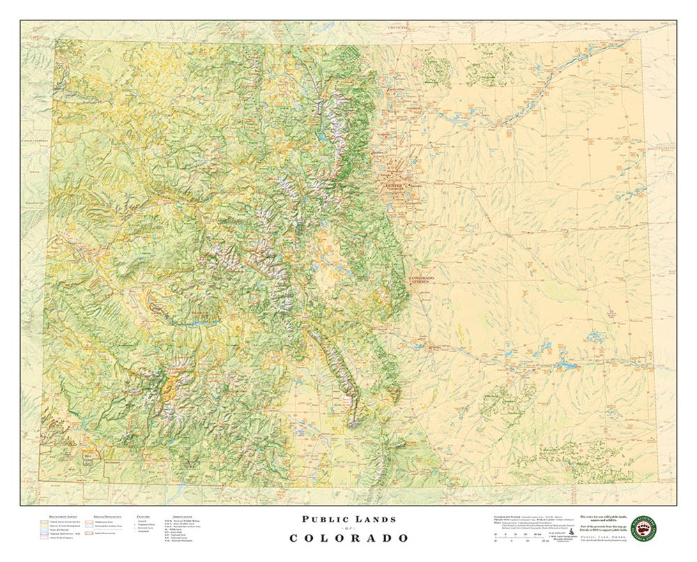 Colorado Public Land Map