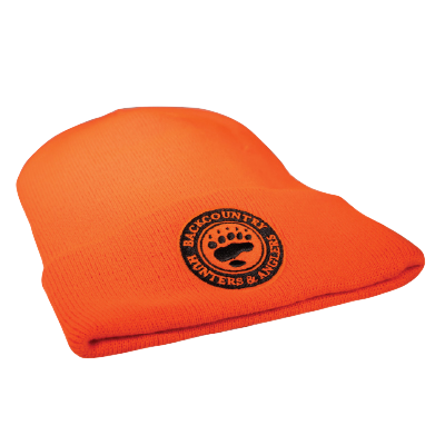 Blaze Orange Knit Beanie