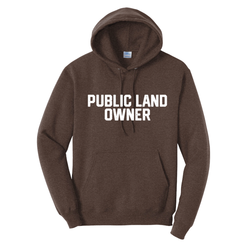 Public Land Owner® Hoodie-Brown