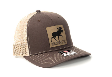 BHA Moose Trucker Hat Brown/ Khaki