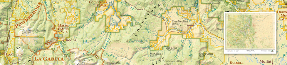 Colorado Public Land Map