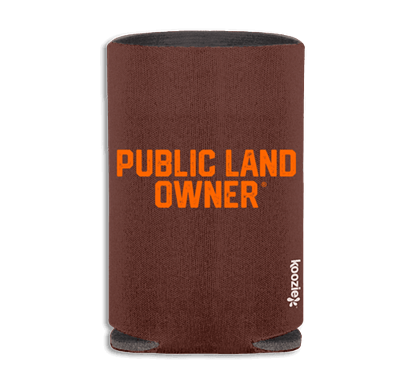 Public Land Owner® Koozie Brown/ Orange