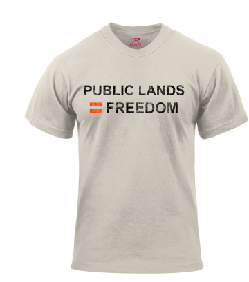 Public Land Owner® - AFI Freedom T-Shirt, Bone