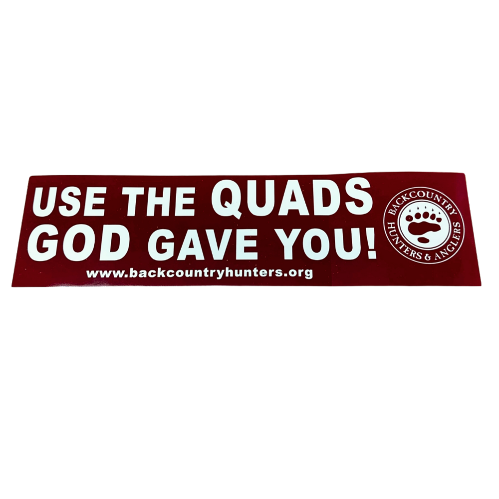 Maroon Bumper Sticker