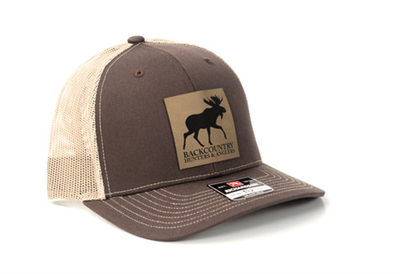 BHA Moose Trucker Hat Brown/ Khaki