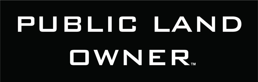 Public Land Owner® - White Vinyl Transfer Decal