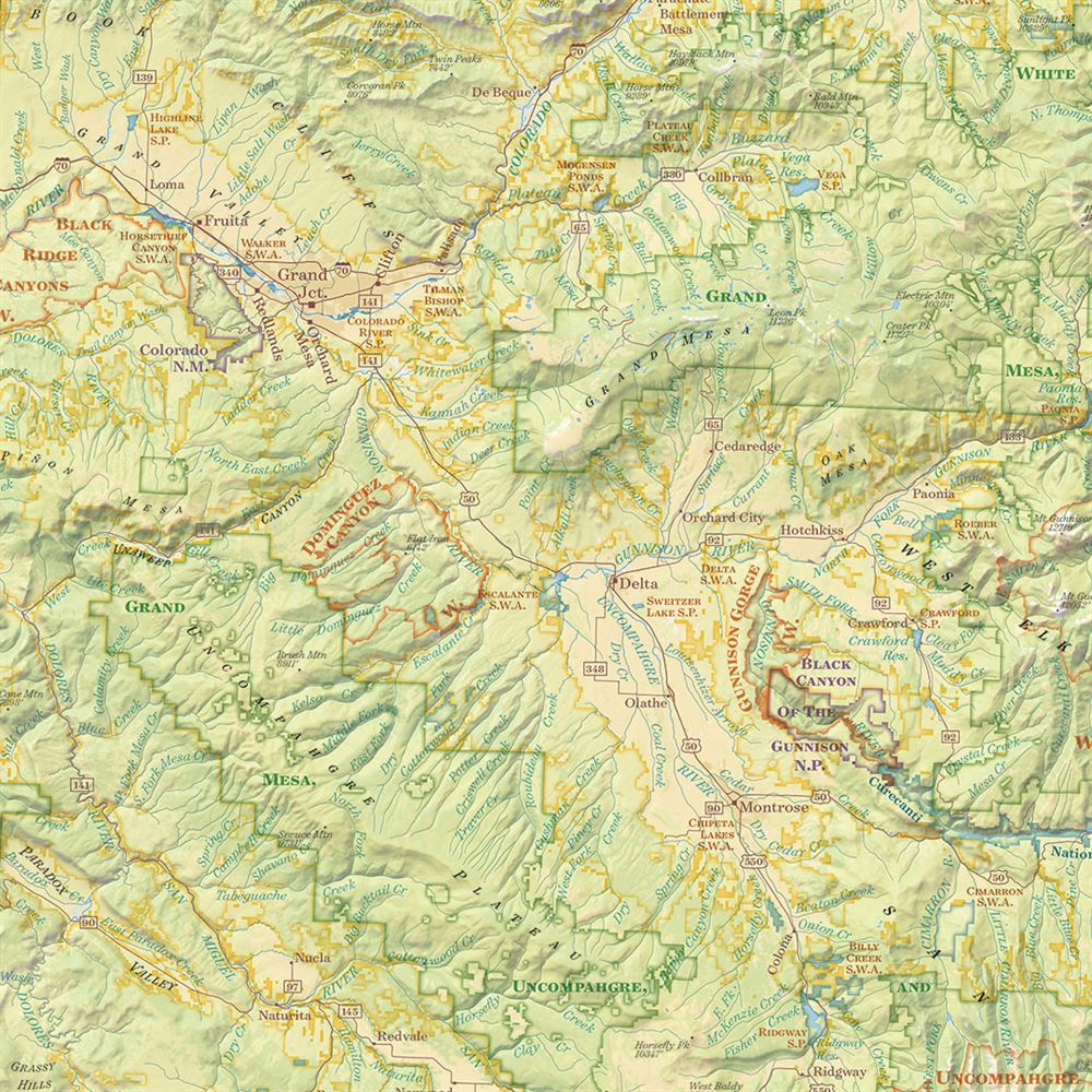 Colorado Public Land Map