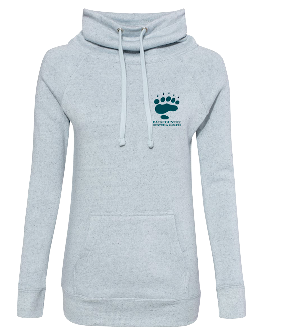 Women's Public Water Access Cowl Neck Sweatshirt