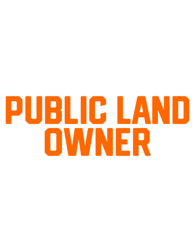 Public Land Owner® Sticker 