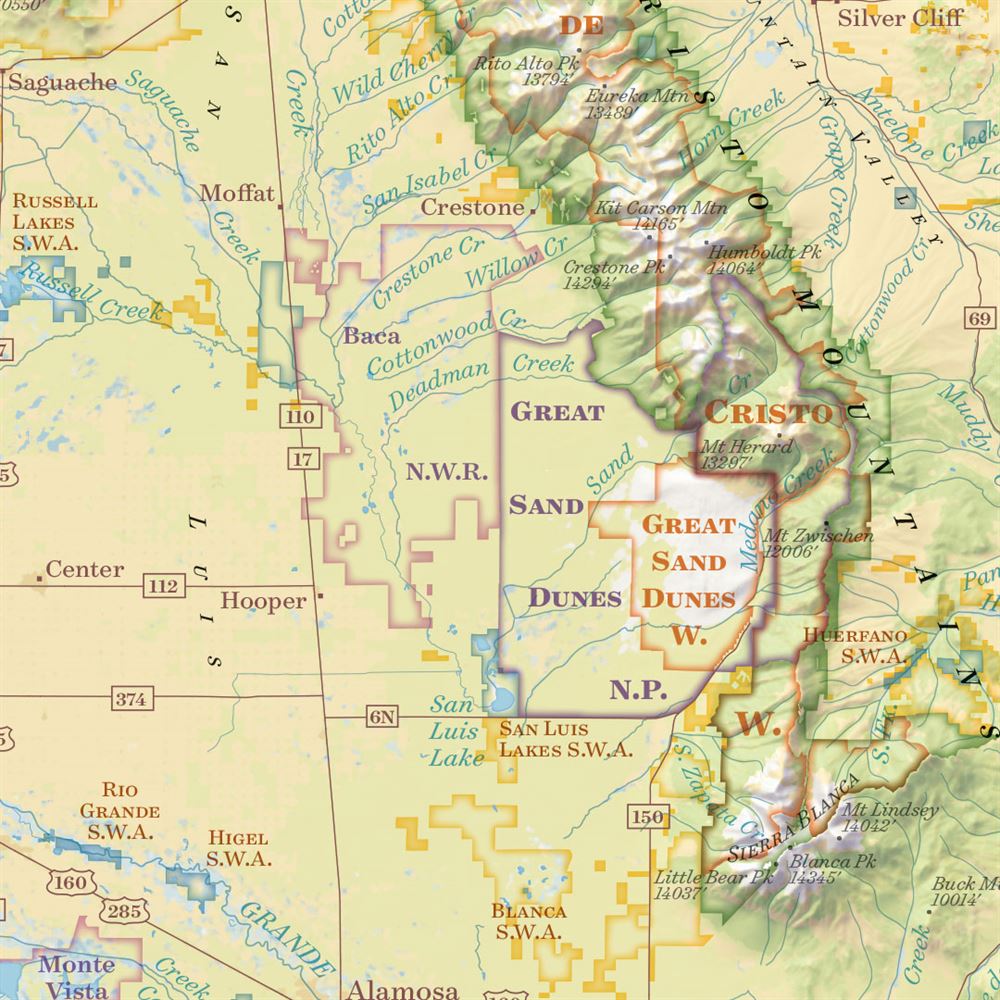 Colorado Public Land Map