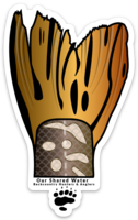 Our Shared Water - Pike Tail Sticker