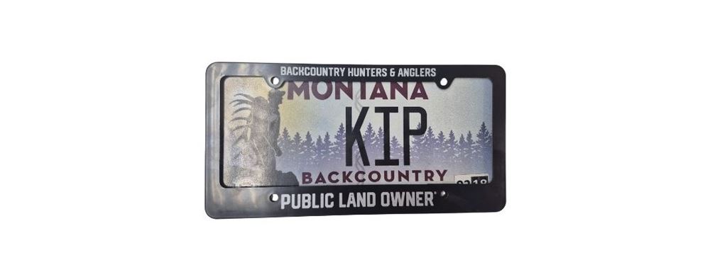 BHA License Plate Holder