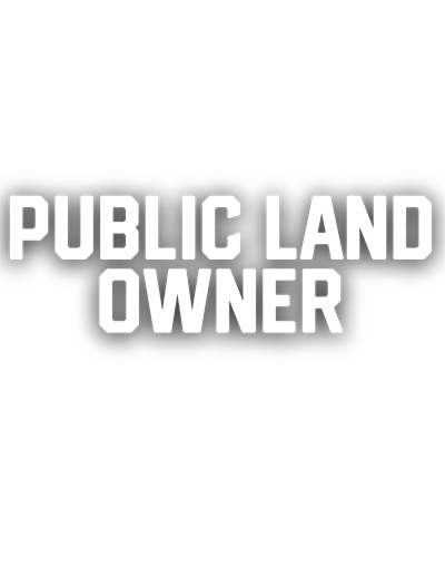 Public Land Owner® Sticker 