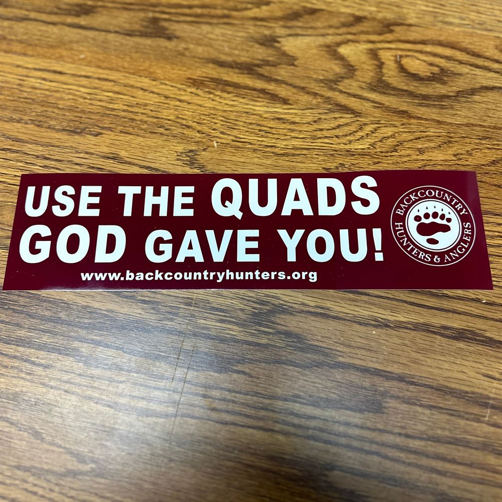 Maroon Bumper Sticker