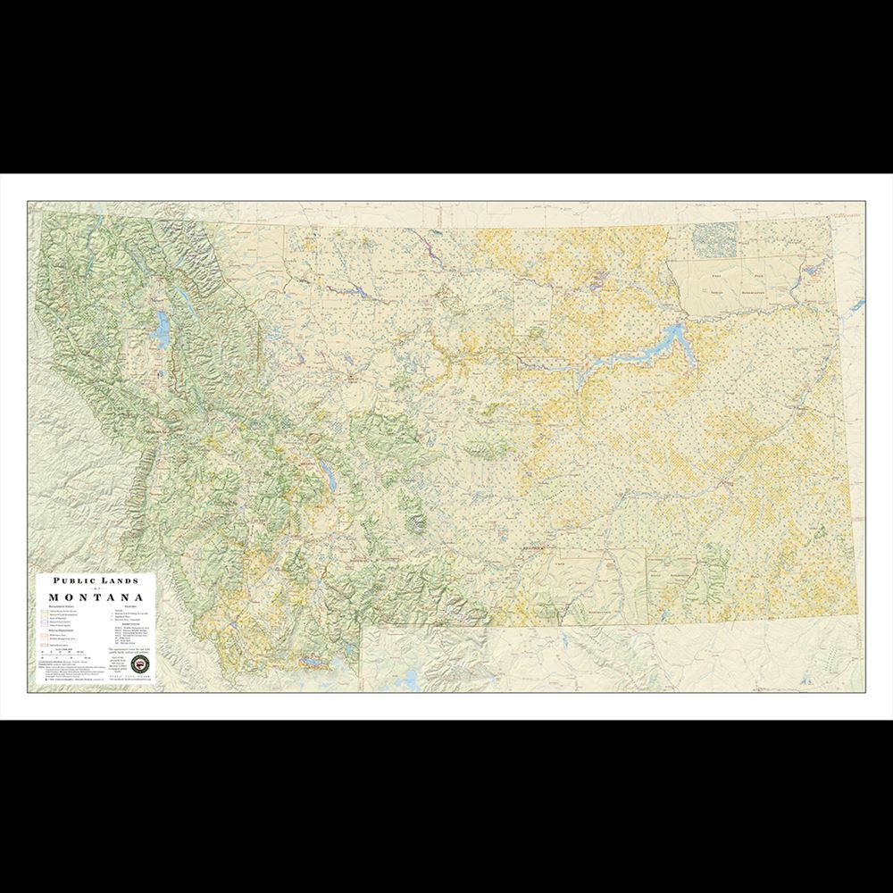Montana Public Land Map