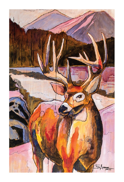 Ed Anderson Elk Print - BHA LIMITED EDITION SERIES *41906