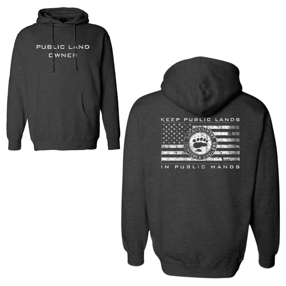 Public Land Owner® Heavyweight Fleece Sweatshirt - Flag