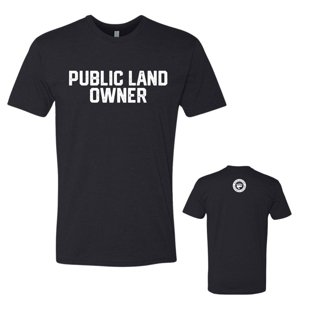 Public Land Owner® T-Shirt-Brown *6873