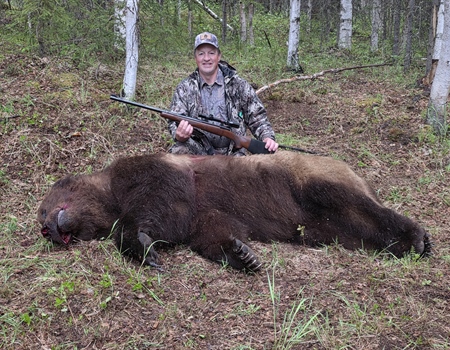 Roy Shares a Boone and Crockett Brown Bear Taken With Copper