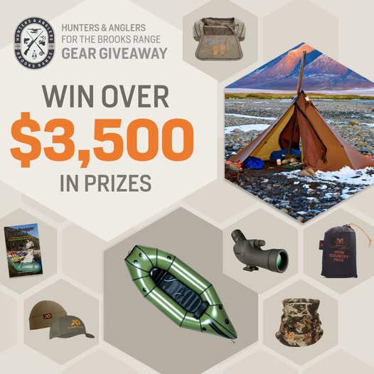 Win over $3,500 in prizes from the Hunters and Anglers for the Brooks Range Gear Giveaway. 